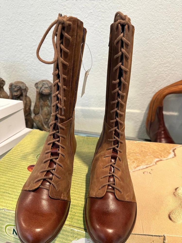 Naot Tide mid-calf boots (chestnut) size 39